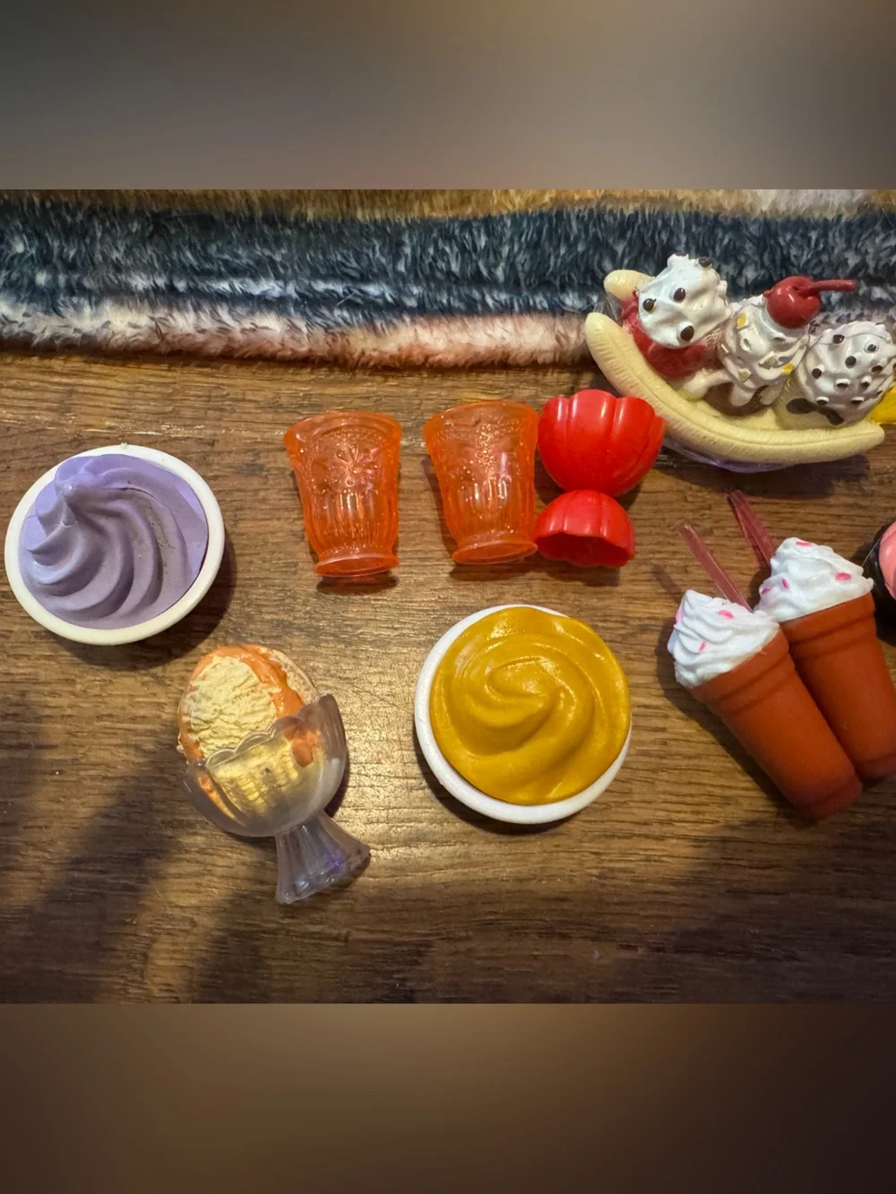 American Girl & Our Generation Banana Split, smoothies, ice cream, misc
